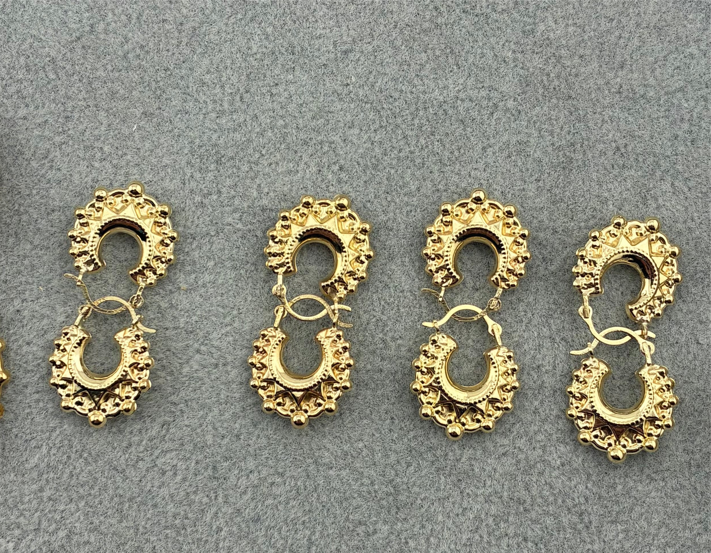 9CT Creole Earrings