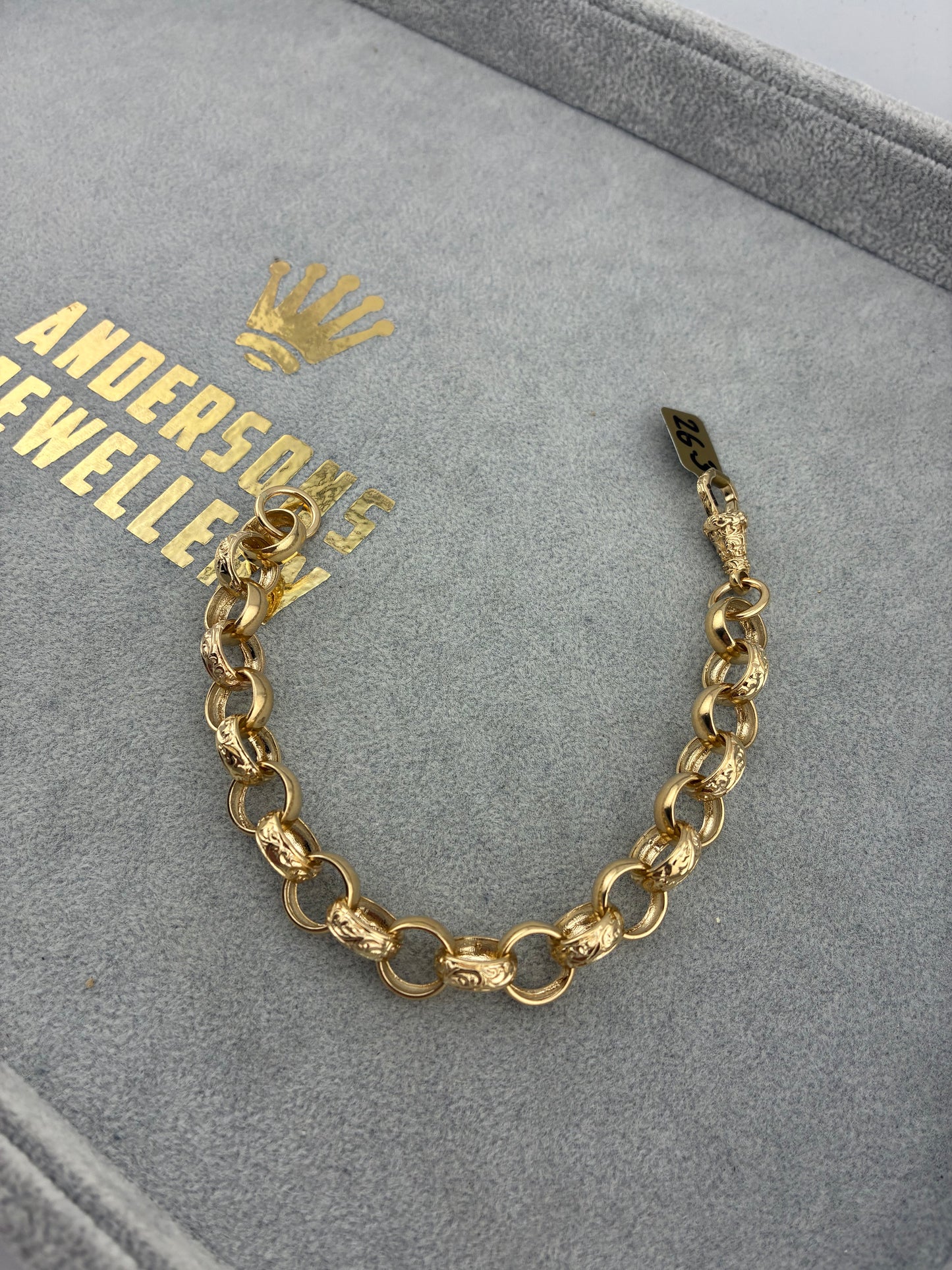 9CT Belcher Bracelet