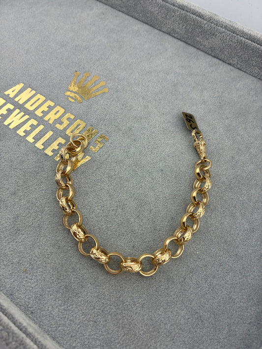 9CT Belcher Bracelets (11.2mm)